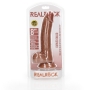 DILDO REALISTA COM TESTÍCULOS CURVED 8 /20.5 CM REALROCK