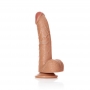 DILDO REALISTA COM TESTÍCULOS CURVED 8 /20.5 CM REALROCK