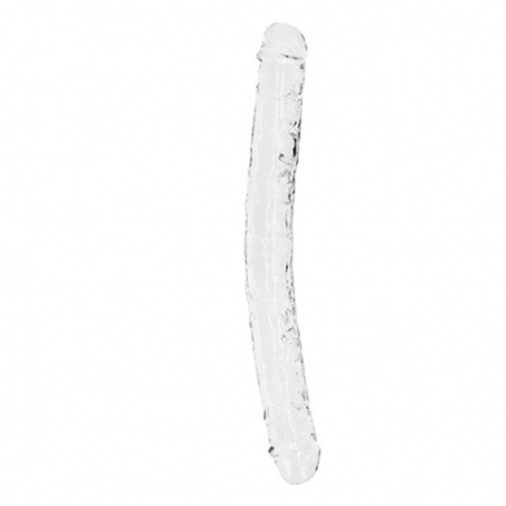 REALROCK REALISTIC DOUBLE DONG 13 /34 CM TRANSPARENT