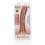 REALROCK CURVED REALISTIC DILDO WITH SUCTION CUP 8 /20.5 CM 