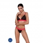 CONJUNTO DE 2 PEÇAS GLAMISS PRETO/VERMELHO PASSION