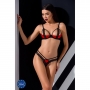 CONJUNTO DE 2 PIEZAS FEMMINA BIKINI ROJO DEVIL COLLECTION PASSION