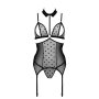 CORSÉ Y TANGA DOMINICA NEGRO DEVIL COLLECTION PASSION