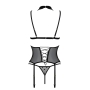 CORSÉ Y TANGA DOMINICA NEGRO DEVIL COLLECTION PASSION