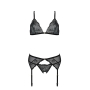 CONJUNTO DE 3 PEÇAS DELIENA PRETO PASSION