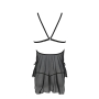 PASSION DELIENA CHEMISE AND THONG BLACK