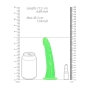 DILDO SLIM REALISTIC GLOW IN THE DARK 6 /15.5 CM REALROCK