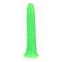 REALROCK SLIM REALISTIC DILDO WITH SUCTION CUP GLOW IN THE DARK 8'' /20 CM