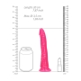 REALROCK SLIM REALISTIC DILDO GLOW IN THE DARK 7 /18 CM