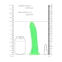 DILDO SLIM REALISTIC GLOW IN THE DARK 7 /18 CM REALROCK