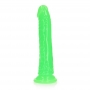 DILDO SLIM REALISTIC GLOW IN THE DARK 7 /18 CM REALROCK