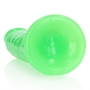 REALROCK SLIM REALISTIC DILDO WITH SUCTION CUP GLOW IN THE DARK 9 /22.5 CM