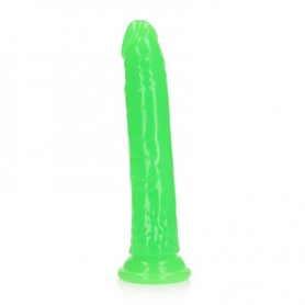 DILDO SLIM REALISTIC GLOW IN THE DARK 9 /22.5 CM REALROCK