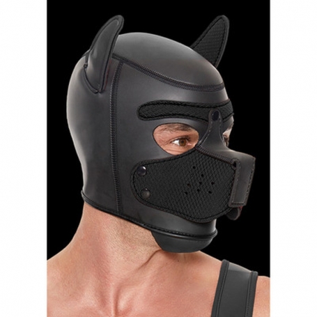 OUCH! NEOPRENE PUPPY HOOD BLACK