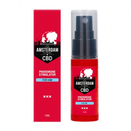 PARFUM À BASE DE PHÉROMONES POUR HOMMES ORIGINAL CBD AMSTERDAM 0.5 FL OZ 15 ML PHARMQUESTS