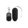 SHOTS TOYS VIBRATING EGG WITH 10 SPEEDS AND REMOTE CONTROL L BLACK
