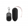SHOTS TOYS VIBRATING EGG WITH 10 SPEEDS AND REMOTE CONTROL L BLACK