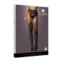 LE DÉSIR FISHNET AND LACE GARTERBELT STOCKINGS