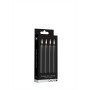 SET DE 4 BOUGIES NOIRES TEASING WAX CANDLES OUCH!