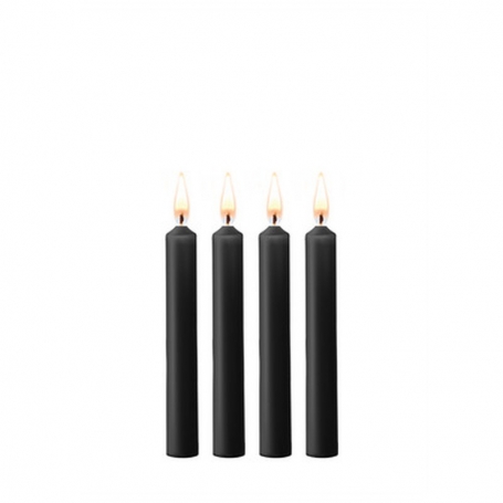 SET DE 4 BOUGIES NOIRES TEASING WAX CANDLES OUCH!