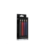 OUCH! TEASING WAX CANDLES 4 PIECES MULTICOLOR