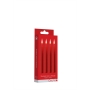 OUCH! TEASING WAX CANDLES PACK OF 4 RED PIECES 
