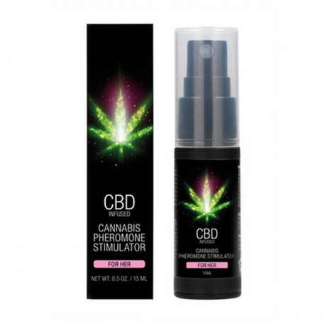 ACTIVADOR DE FEROMONAS PARA MUJER CBD CANNABIS 0.5 FL OZ 15 ML PHARMQUESTS