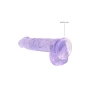 REALROCK REALISTIC DILDO WITH BALLS 6 /15 CM PURPLE