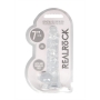REALROCK REALISTIC DILDO WITH BALLS 7 /18 CM TRANSPARENT