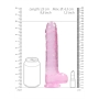 REALROCK REALISTIC DILDO WITH BALLS 9 /23 CM PINK 