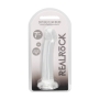 REALROCK NON-REALISTIC DILDO WITH SUCTION CUP 7 / 17 CM TRANSPARENT 
