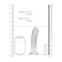 REALROCK NON-REALISTIC DILDO WITH SUCTION CUP 7 / 17 CM TRANSPARENT 