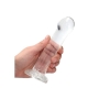 REALROCK NON-REALISTIC DILDO WITH SUCTION CUP 7 / 17 CM TRANSPARENT 