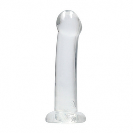 REALROCK NON-REALISTIC DILDO WITH SUCTION CUP 7 / 17 CM TRANSPARENT 