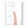 DILDO SLIM REALISTIC 6 /15.5 CM FLESH REALROCK
