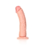 DILDO CURVED REALISTIC 6 /15.5 CM FLESH REALROCK