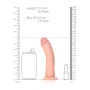 GODE CURVED REALISTIC 6 /15.5 CM FLESH REALROCK