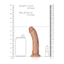 DILDO CURVED REALISTIC 6 /15.5 CM REALROCK