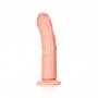 REALROCK CURVED REALISTIC DILDO WITH SUCTION CUP 8 /20.5 CM FLESH
