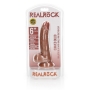 DILDO REALISTA COM TESTÍCULOS CURVED 6 /15.5 CM REALROCK
