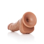 REALROCK CURVED REALISTIC DILDO WITH BALLS AND SUCTION CUP 6 /15.5 CM 