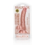 REALROCK CURVED REALISTIC DILDO WITH BALLS AND SUCTION CUP 7 /18CM FLESH