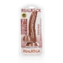 DILDO REALISTA CON TESTICULOS CURVED 7 /18CM REALROCK