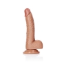 DILDO REALISTA CON TESTICULOS CURVED 7 /18CM REALROCK