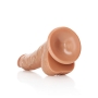 DILDO REALISTA CON TESTICULOS CURVED 7 /18CM REALROCK