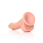 GODE RÉALISTE AVEC TESTICULES CURVED 8 /20.5 CM FLESH REALROCK