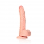 GODE RÉALISTE AVEC TESTICULES CURVED 8 /20.5 CM FLESH REALROCK