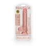 REALROCK STRAIGHT REALISTIC DILDO WITH BALLS AND SUCTION CUP 7 /18 CM FLESH