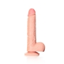 REALROCK STRAIGHT REALISTIC DILDO WITH BALLS AND SUCTION CUP 7 /18 CM FLESH