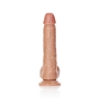 GODE RÉALISTE AVEC TESTICULES STRAIGHT 7 /18 CM REALROCK